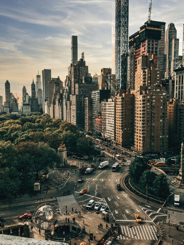 Columbus Circle II - New York par Fabian Kimmel, Photographie en vente sur Singulart