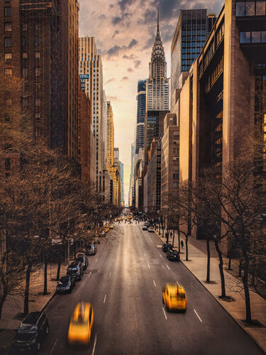 Autumn Streets of New York I - New York von Fabian Kimmel, Fotografie kaufen auf Singulart
