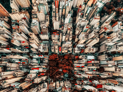 Above NYC - New York von Fabian Kimmel, Fotografie kaufen auf Singulart