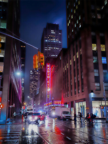 City Lights I - New York von Fabian Kimmel, Fotografie kaufen auf Singulart