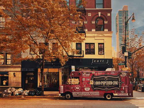 Manhattan Popcorn II - New York di Fabian Kimmel, Fotografia in vendita su Singulart