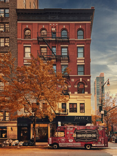Manhattan Popcorn I - New York di Fabian Kimmel, Fotografia in vendita su Singulart