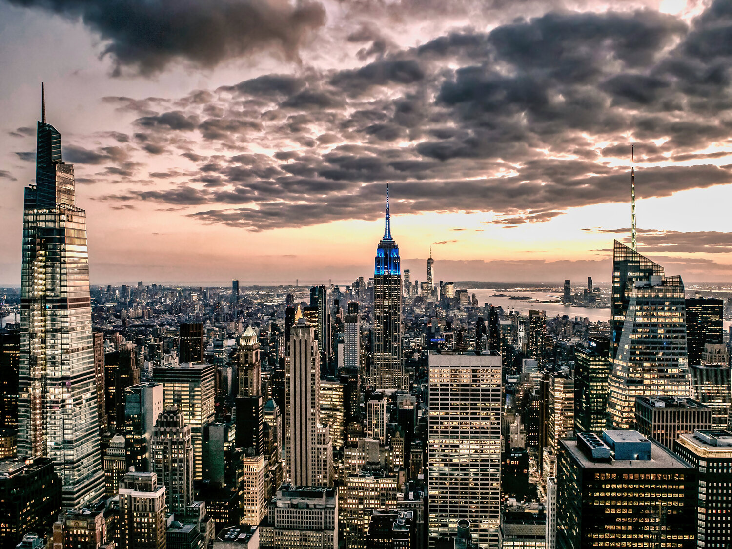 The Blue - Skyline NYC - New York Fabian Kimmel Photographie à vendre