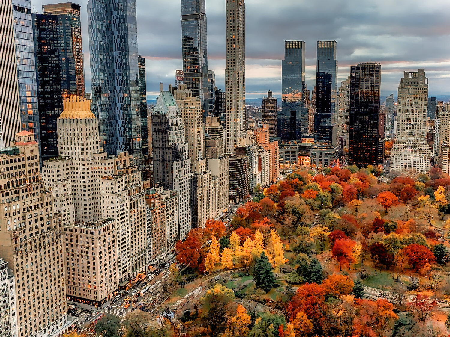 Central Park Autumn I - New York Fabian Kimmel Photographie à vendre