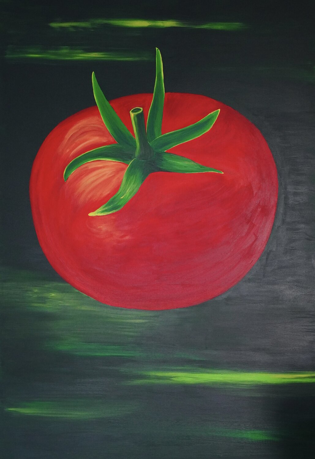 Tomato - Stillleben Fabian Kimmel Pintura original en venta