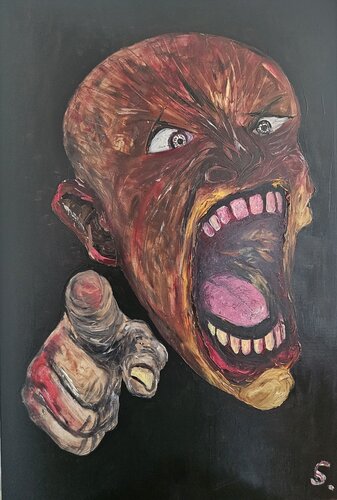 Le populiste by Steeve Grangier, Painting for Sale on Singulart