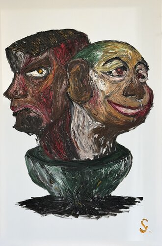 Janus by Steeve Grangier, Painting for Sale on Singulart