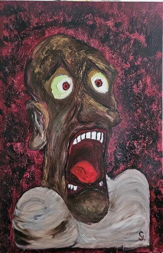 Etat de choc by Steeve Grangier, Painting for Sale on Singulart