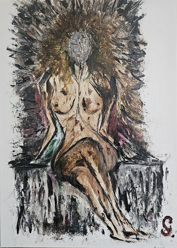 La femme mur von Steeve Grangier, Malerei kaufen auf Singulart