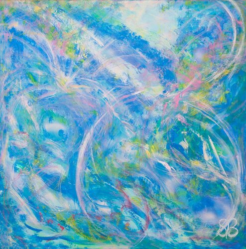 MANIFESTATION INFINIE by Sylvie Balsalobre, Painting for Sale on Singulart