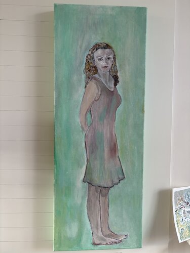 Mireille, la danseuse aux pieds nus de Anouchka Freud (nom d'artiste), Pintura a la venta en Singulart