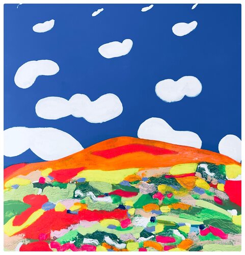 Et si c'était la Montagne Sainte Victoire! by Juan Martinez, Painting for Sale on Singulart