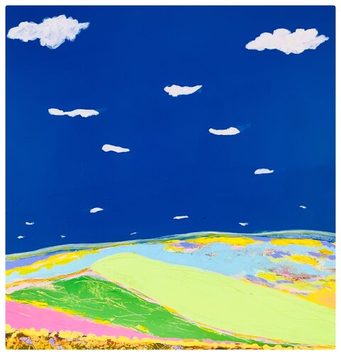 Bas Plateau by Juan Martinez, Painting for Sale on Singulart