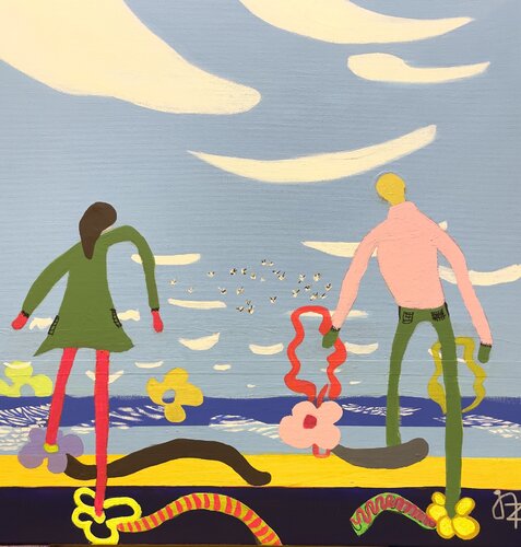 Toi et Moi by Juan Martinez, Painting for Sale on Singulart