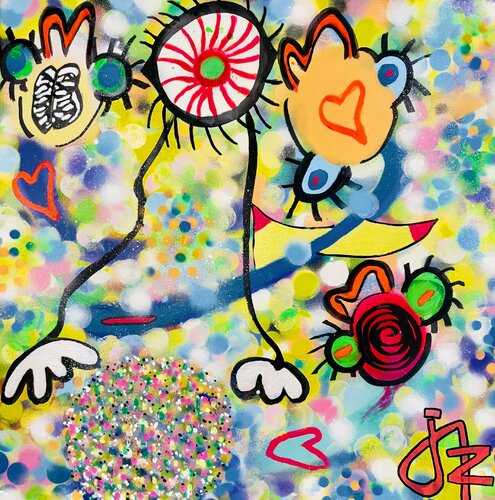 Profusion "BIRTH" by Juan Martinez, Painting for Sale on Singulart