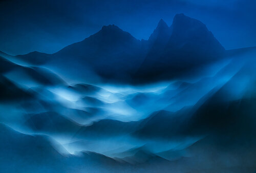 Blue Nocturne by Erik Malm, Photography for Sale on Singulart