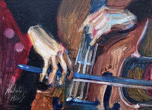 The Strings of the Soul van Natalia Miasnikova, Schilderij te koop op Singulart