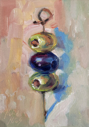 Olives van Natalia Miasnikova, Schilderij te koop op Singulart