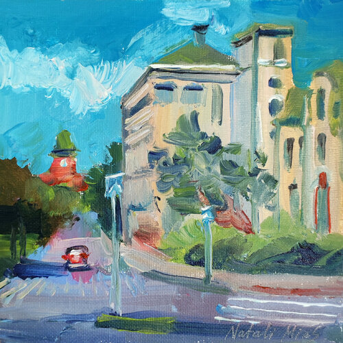 Morning in Lahti de Natalia Miasnikova, Pintura a la venta en Singulart