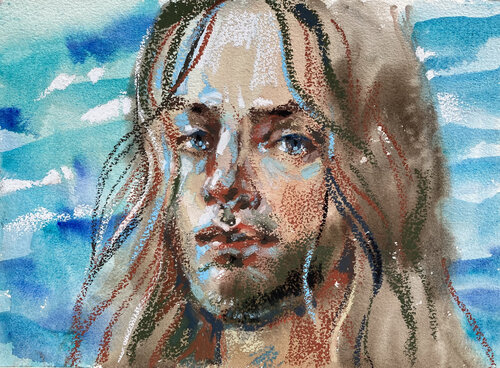 Sea Reflection di Natalia Miasnikova, Pittura in vendita su Singulart