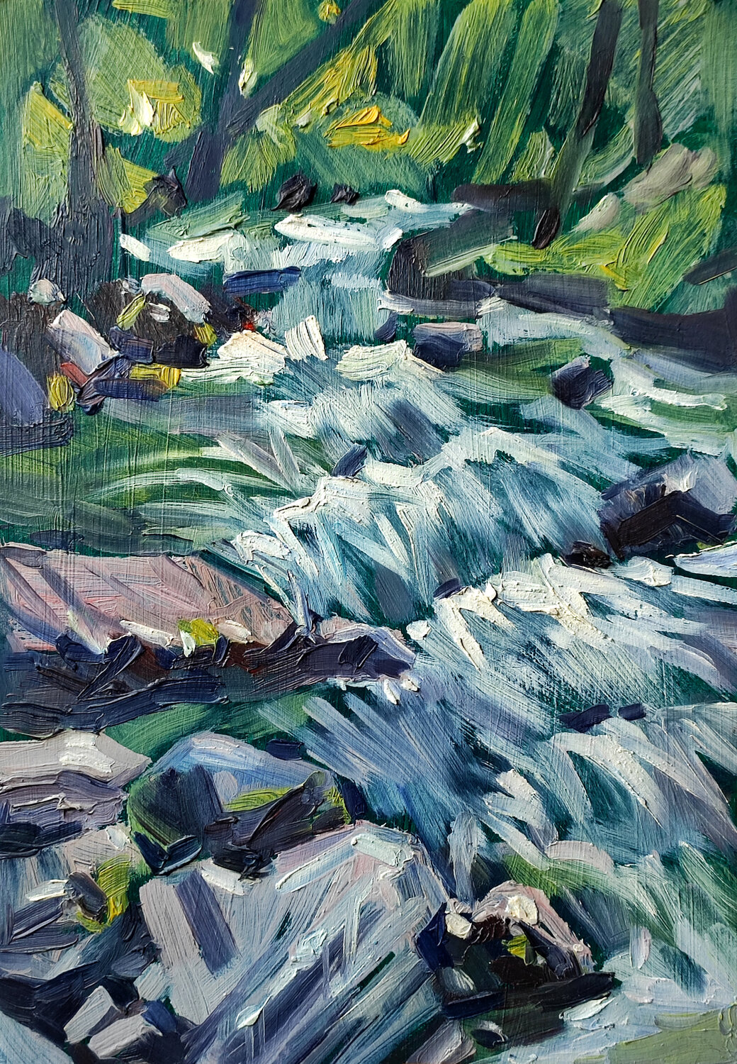 Small forest waterfall Natalia Miasnikova