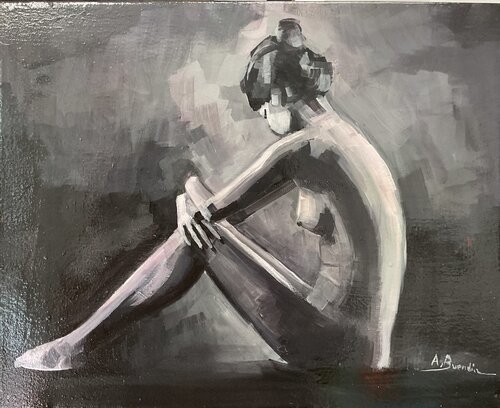 Desnudo 2 par Mª Angeles Sánchez Buendía, Peinture en vente sur Singulart