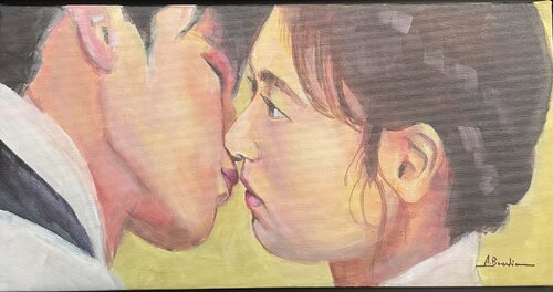 Beso 1 by Mª Angeles Sánchez Buendía, Painting for Sale on Singulart