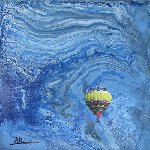 Cielos imposibles 2 by Mª Angeles Sánchez Buendía, Painting for Sale on Singulart