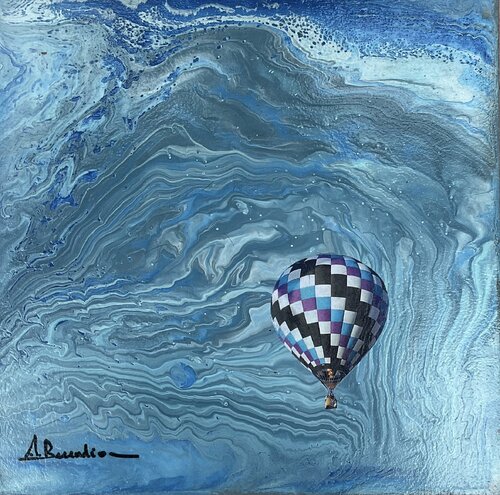 Cielos imposibles 4 by Mª Angeles Sánchez Buendía, Painting for Sale on Singulart