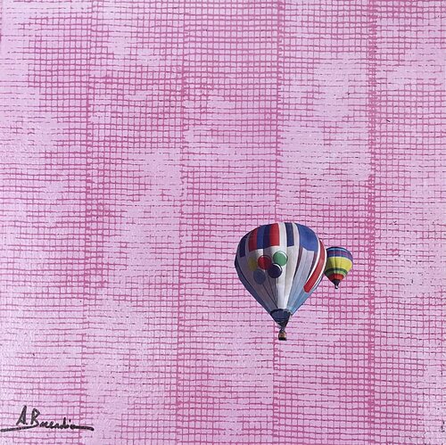 Cielos imposibles 6 by Mª Angeles Sánchez Buendía, Painting for Sale on Singulart