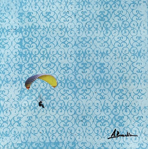 Cielos imposibles 7 by Mª Angeles Sánchez Buendía, Painting for Sale on Singulart