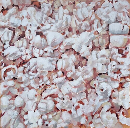 Palomitas de maiz 1 de Mª Angeles Sánchez Buendía, Pintura a la venta en Singulart