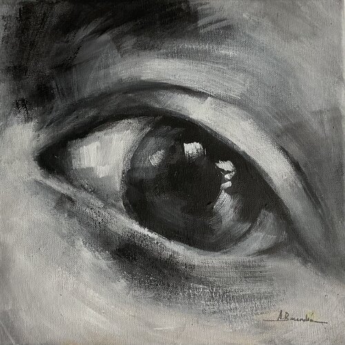 Ojo 4 by Mª Angeles Sánchez Buendía, Painting for Sale on Singulart
