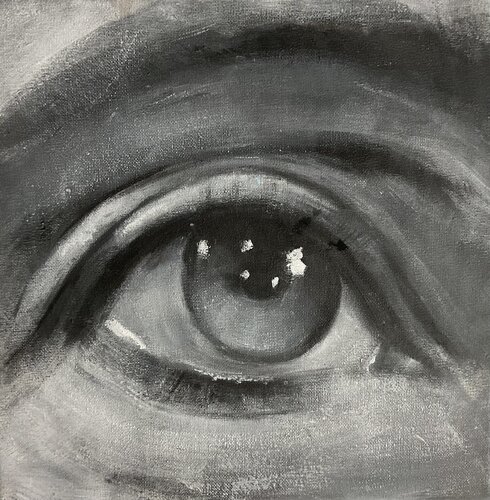 Ojo 1 by Mª Angeles Sánchez Buendía, Painting for Sale on Singulart