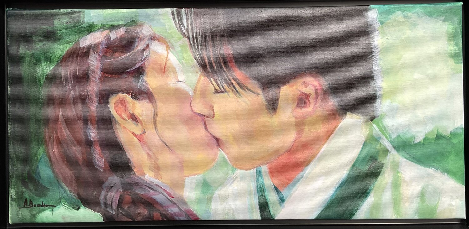 Beso 2 Mª Angeles Sánchez Buendía Originalgemälde zu verkaufen