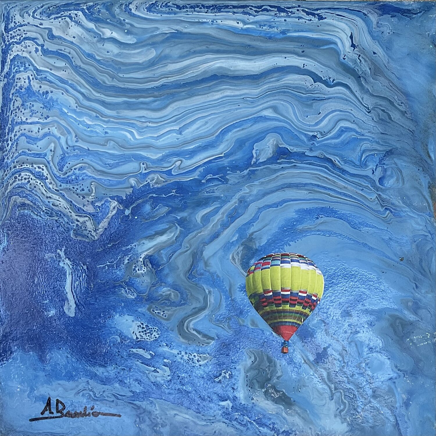 Cielos imposibles 2 Angeles Sánchez Buendía Originalgemälde zu verkaufen