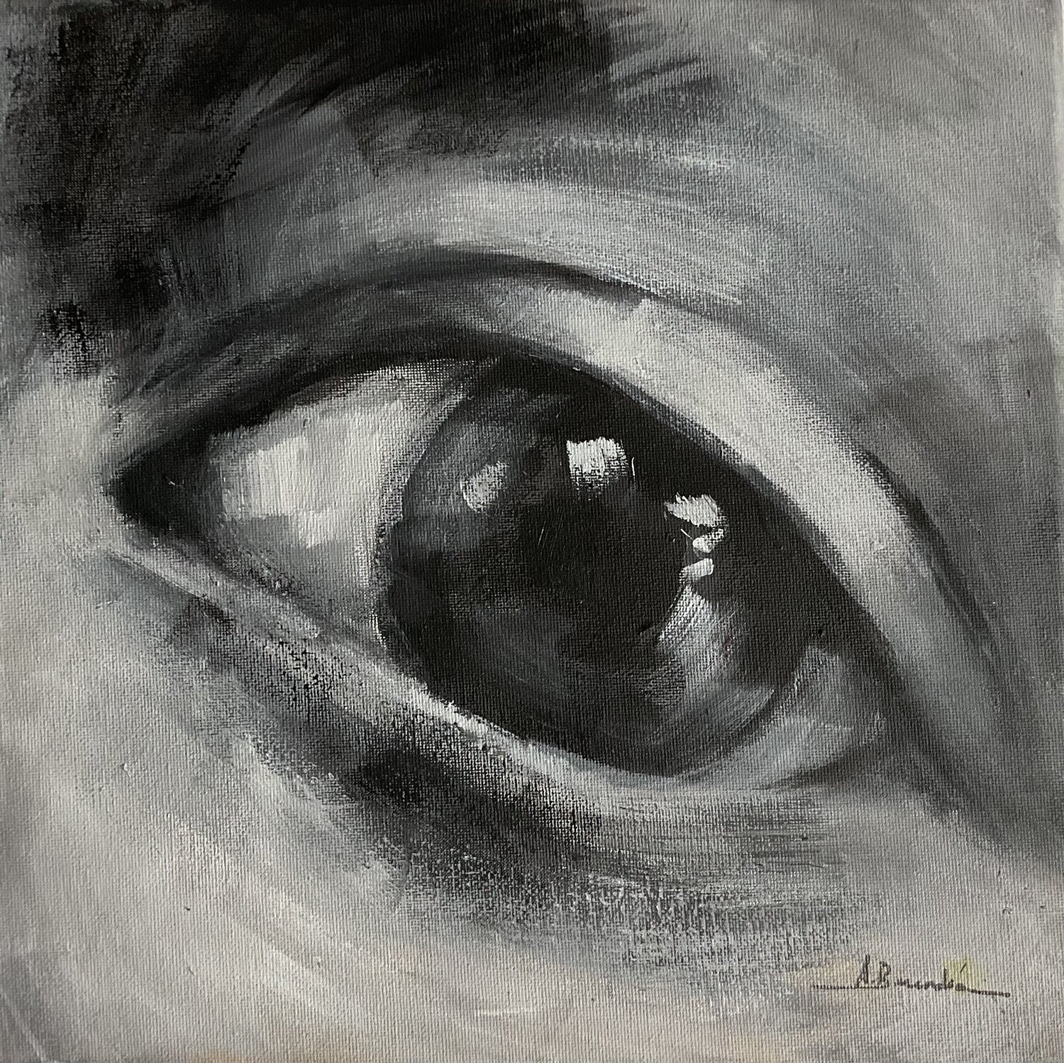 Ojo 4 Angeles Sánchez Buendía Original painting for sale