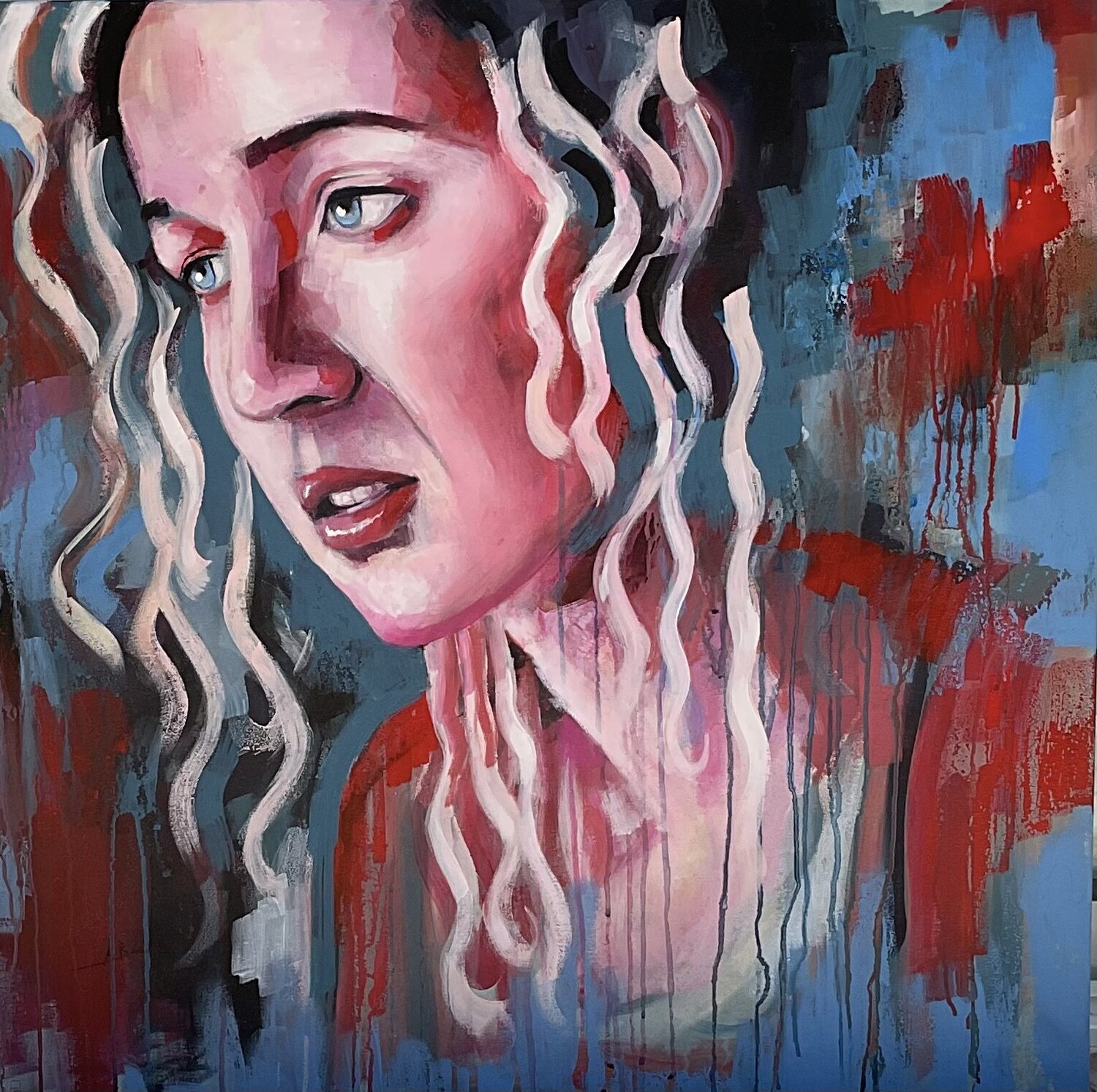 Presencia 3 Angeles Sánchez Buendía Original painting for sale