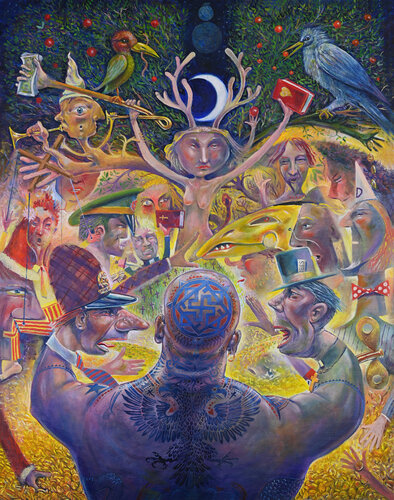 MUSCLEBOUND ARGUMENT by Robert Ford, Painting for Sale on Singulart