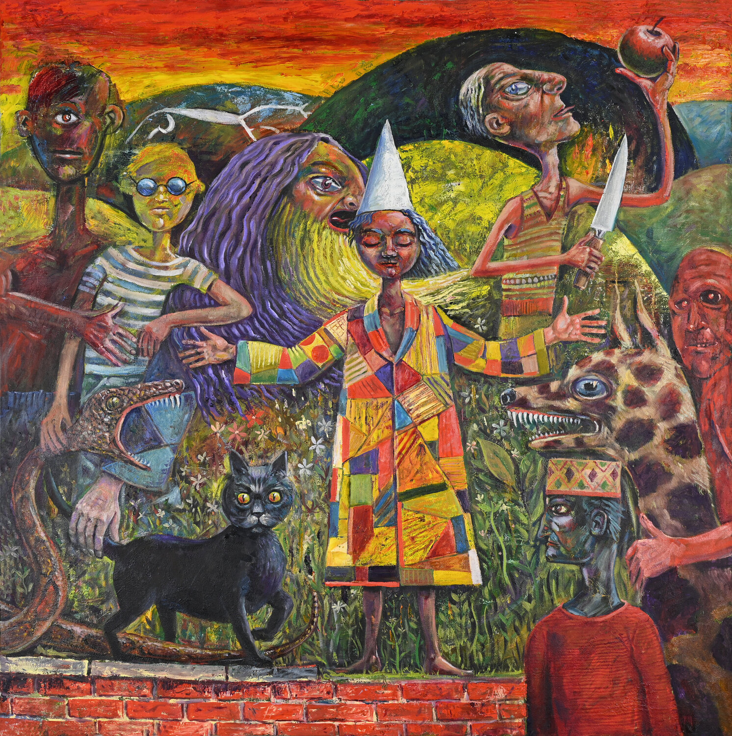 MULTICOLOURED INTERPRETATIONS Robert Ford Originalgemälde zu verkaufen