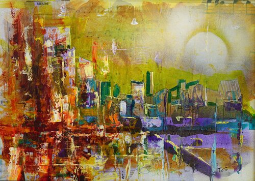 Jazz Town by Barry Sears, Painting for Sale on Singulart