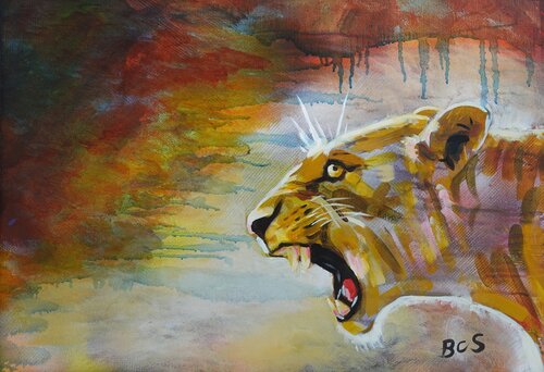 Wild Roar by Barry Sears, Painting for Sale on Singulart