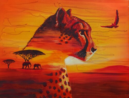 Savannah Sunset by Barry Sears, Painting for Sale on Singulart