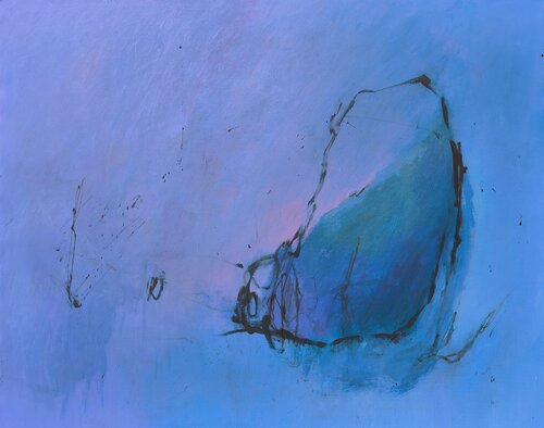 Weight of Blue by Oleksandr Boichenko, Painting for Sale on Singulart