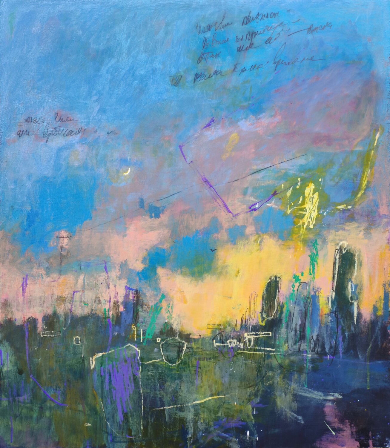 Evening 11 Oleksandr Boichenko Dipinto originale in vendita