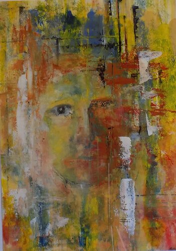 Mask van Fliss Elsom-Cook, Schilderij te koop op Singulart