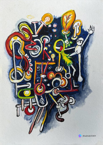 The Celestial Dance by William Hendricks, Work on Paper for Sale on Singulart