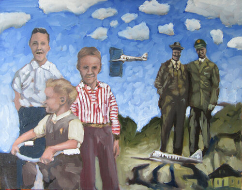 The Boys by Michael Farmer, 絵画 for Sale on Singulart