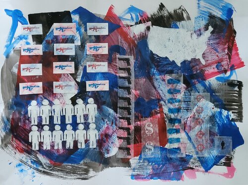 The Most Per Capita by Michael Farmer, Work on Paper for Sale on Singulart