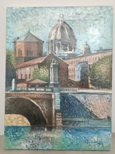 La vecchia Roma di Alessandro Maiani, Pittura in vendita su Singulart